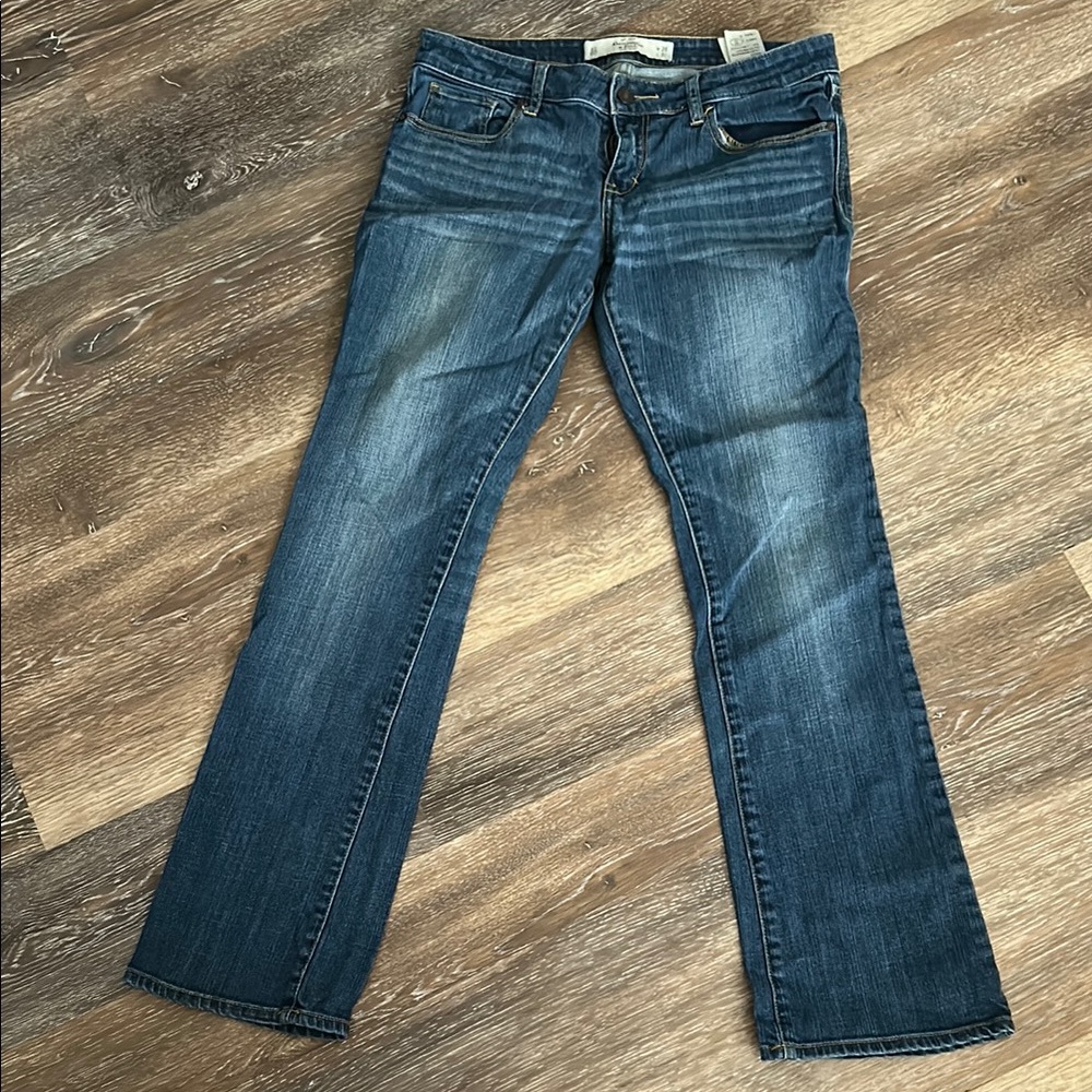 Abercrombie & Fitch Women's Blue Boot Cut Jeans